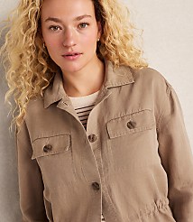 Haven Well Within Linen Blend Dobby Jacket carousel Product Image 2