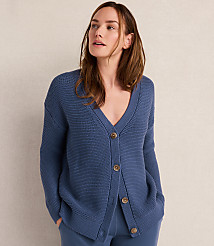 Haven Well Within Organic Cotton Link Stitch Cardigan carousel Product Image 1