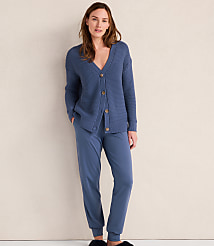 Haven Well Within Organic Cotton Link Stitch Cardigan carousel Product Image 2
