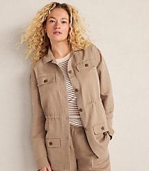 Haven Well Within Linen Blend Dobby Jacket carousel Product Image 1