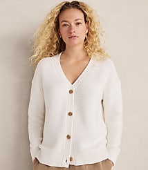Haven Well Within Organic Cotton Link Stitch Cardigan carousel Product Image 1