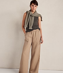 Haven Well Within Linen Blend Dobby Wide Leg Pants carousel Product Image 2