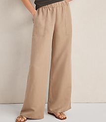 Haven Well Within Linen Blend Dobby Wide Leg Pants carousel Product Image 1