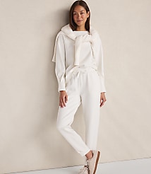 Haven Well Within Soft-Brushed Fleece Pleated Crewneck carousel Product Image 2