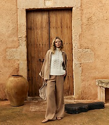 Haven Well Within Linen Blend Dobby Wide Leg Pants carousel Product Image 5