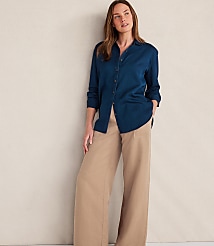 Haven Well Within The Daily Shirt in Indigo Twill carousel Product Image 3