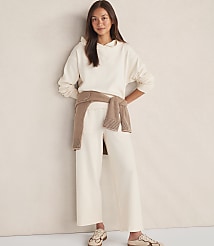 Haven Well Within Organic Cotton Waffle Straight Leg Pants carousel Product Image 2
