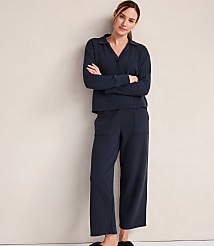 Haven Well Within Organic Cotton Waffle Straight Leg Pants carousel Product Image 2