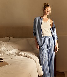 Haven Well Within Organic Cotton Poplin Pinstripe Pajama Pants carousel Product Image 4