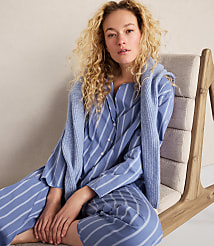 Haven Well Within Organic Cotton Poplin Pinstripe Pajama Pants carousel Product Image 5