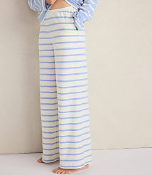 Haven Well Within Brushed Cotton Interlock Stripe Pants carousel Product Image 1