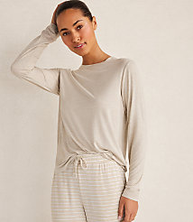 Haven Well Within Calm & Cool Long Sleeve Pajama Top carousel Product Image 1