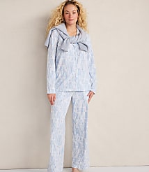 Haven Well Within Organic Cotton Jersey Watercolor Wave Pajama Top carousel Product Image 2