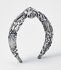 Snake Print Knot Headband carousel Product Image 1