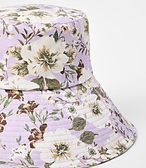 Floral Wide Brim Bucket Hat carousel Product Image 2