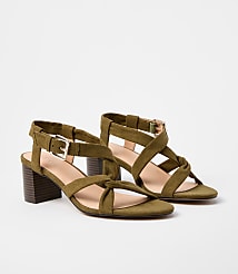 Strappy Block Heel Sandals carousel Product Image 1
