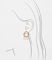 Mother Of Pearl Cluster Stud Earrings carousel Product Image 2