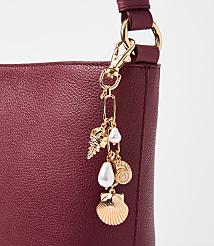 LOFT Beach Pearlized Shell Bag Charm carousel Product Image 1