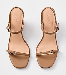 Double Buckle Wedge Sandals carousel Product Image 3
