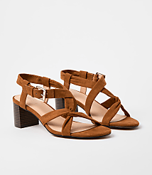 Strappy Block Heel Sandals carousel Product Image 1