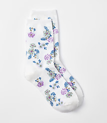 Rose Crew Socks carousel Product Image 1