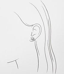 Multicolored Sparkle Stud Earring Set carousel Product Image 2