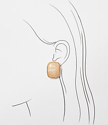 Marbleized Statement Stud Earrings carousel Product Image 2