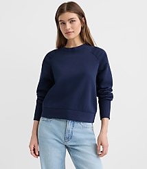 Petite Shirred Shoulder Sweatshirt carousel Product Image 2