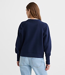 Petite Shirred Shoulder Sweatshirt carousel Product Image 3