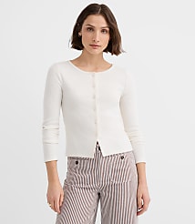 Scalloped Ribbed Cardigan carousel Product Image 3