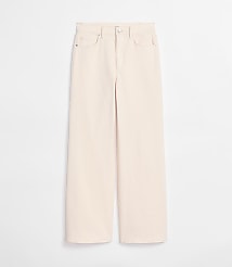Rivete Tall High Rise Wide Leg Jeans in Ivory carousel Product Image 2