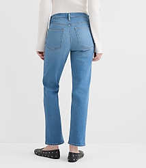 Rivete Tall Mid Rise Slim Jeans in Vintage Mid Wash carousel Product Image 3