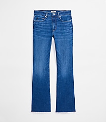 Rivete Tall Mid Rise Boot Jeans in Vintage Dark Wash carousel Product Image 4