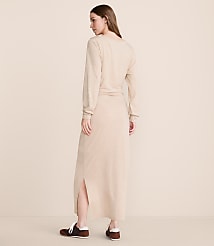 Petite Lou & Grey Heathered Brushed Jersey Cinched Maxi Dress carousel Product Image 3