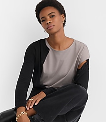 Petite Modern Wedge Tee carousel Product Image 2