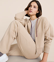 Petite Lou & Grey Piped Elite Fleece Zip Hoodie carousel Product Image 3