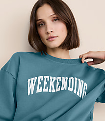 Petite Lou & Grey Weekending Elite Fleece Sweatshirt carousel Product Image 2