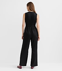 Petite Seamed Zip Jumpsuit carousel Product Image 3
