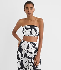 Petite LOFT Beach Magnolia Bandeau Top carousel Product Image 2