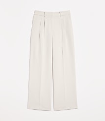 Tall LOFT Versa Crepe Drape Pleated Relaxed Straight Pants carousel Product Image 5