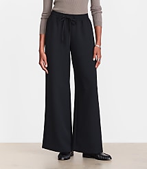 Petite LOFT Versa Crepe Drape Drawstring Pants carousel Product Image 3