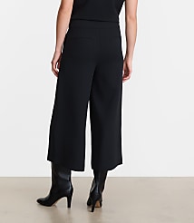 Petite LOFT Versa Crepe Drape Culottes carousel Product Image 3
