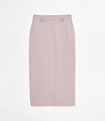 Petite LOFT Versa Seasonless Stretch Trouser Midi Pocket Skirt in Stripe carousel Product Image 5