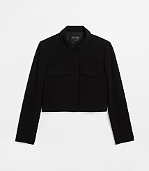 Petite LOFT Versa Seasonless Stretch Patch Pocket Jacket carousel Product Image 5