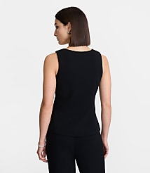 Petite LOFT Versa Crepe Drape Tank Vest carousel Product Image 2