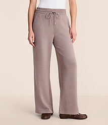 Petite Lou & Grey Heathered Scubasoft Wide Leg Sweatpants carousel Product Image 2
