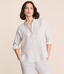 Lou & Grey Striped Triple Cloth Shirt carousel Product Image 4
