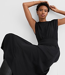 Cap Sleeve Maxi Pocket Dress carousel Product Image 1