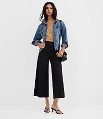 Petite Darted Side Zip Culottes carousel Product Image 1