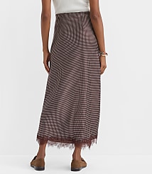 Petite Pindot Lace Trim Satin Bias Maxi Skirt carousel Product Image 3